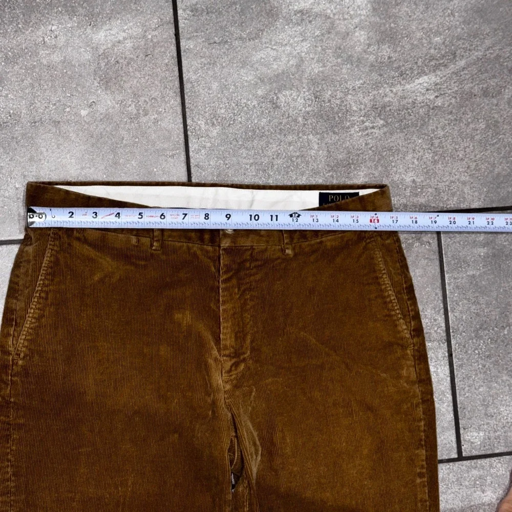 Polo Ralph Lauren Corduroy Pants Men 34/34‎ Brown Excellent Stretch Classic Fit